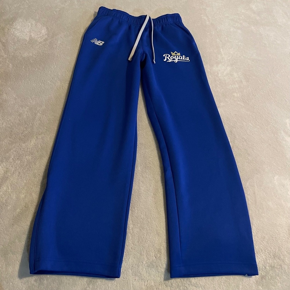 Kansas City Royals New Balance Mens Blue Sweatpants Track Pants Drawstring Small